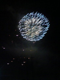 今年ラスト？花火 2009/10/12 01:00:46