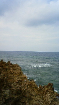 沖縄恩納村今日の海 2009/10/13 12:32:24