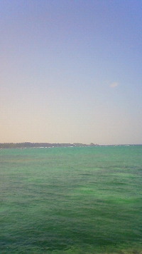 沖縄恩納村今日の海 2009/10/18 11:16:52