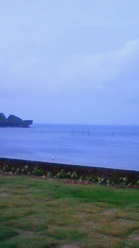 沖縄恩納村今日の海 2009/10/23 07:12:42