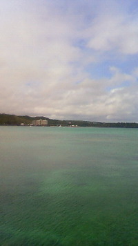 沖縄恩納村今日の海 2009/10/31 10:24:00