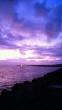 沖縄恩納村今日の海 2009/11/10 07:36:04