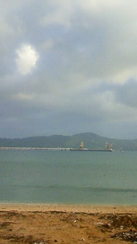 沖縄恩納村今日の海 2009/11/11 08:08:59