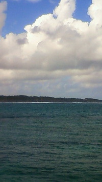 沖縄恩納村今日の海 2009/11/14 10:51:35