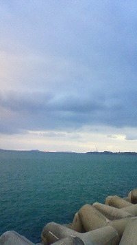 沖縄恩納村今日の海 2009/11/18 07:44:54