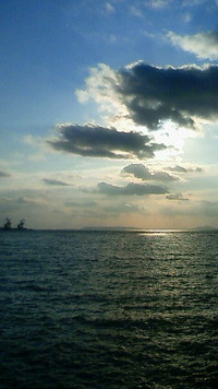 沖縄恩納村今日の海 2009/11/20 08:11:42