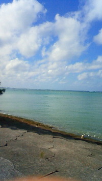 沖縄恩納村今日の海 2009/11/22 11:44:36