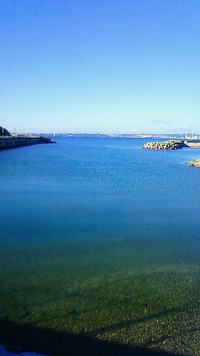 沖縄恩納村今日の海 2009/11/25 08:48:22