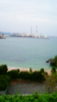 沖縄恩納村今日の海 2009/12/01 07:06:29