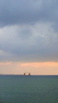 沖縄恩納村今日の海 2009/12/04 07:10:41