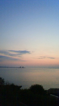 沖縄恩納村今日の海 2009/12/05 07:06:32