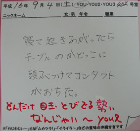 waji1048　目玉が飛び出る勢い？？
