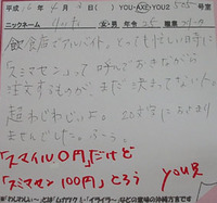waji1125　スミマセンはいくら？ 2012/07/31 12:00:15