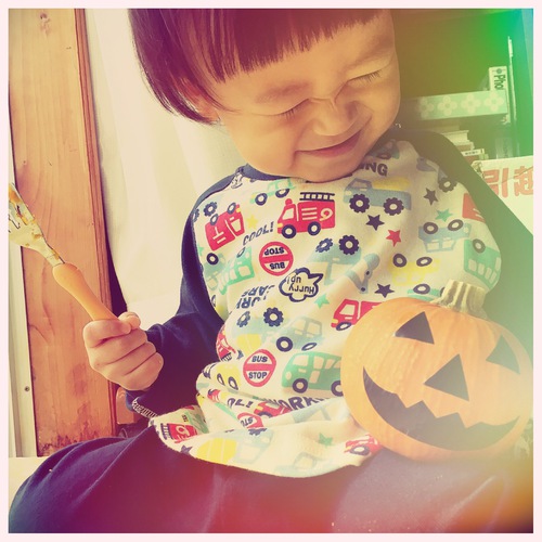 我が家のハピハピハロウィーン。