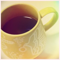 静か〜なコーヒータイム。