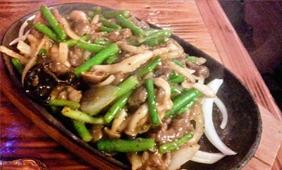 居酒屋福　牛肉ブラックペッパー