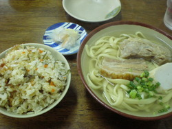 中山そば　なう