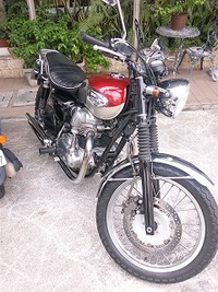 W650　ピカールで錆落とし