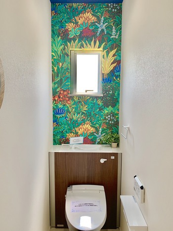 あなたならどれを選ぶ トイレの壁紙 ゼロキューブ沖縄 木造新築住宅 完成見学会