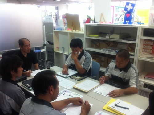 今日は、技術会議　ない知恵をみんなで搾り出そう